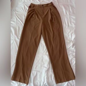 Fashion Nova - Hailey Trouser Pant - Size Large - Brown - Never worn - Tags on